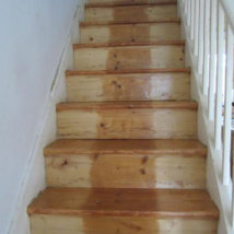 Rennovated Stairs with a Matt Anti-Slip Lacquer Finish